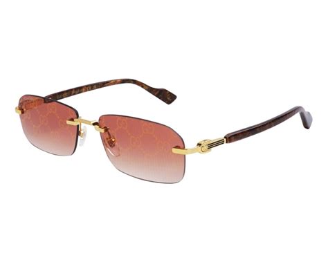 Gucci™ GG1221S 004 56 Gold/Yellow Sunglasses 